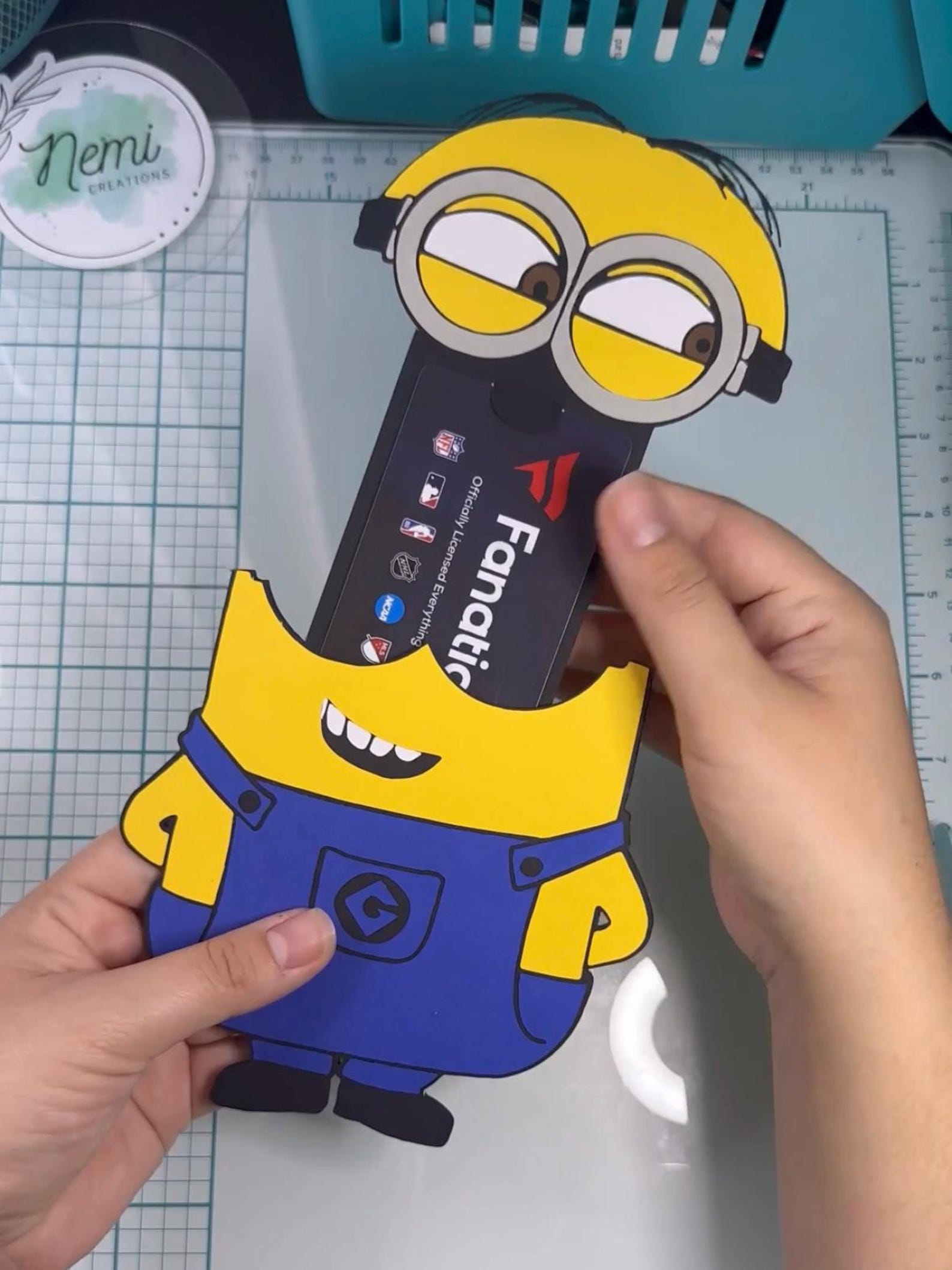 Minion Money Card SVG, Gift Card Holder, Birthday Card, Birthday Gift ...