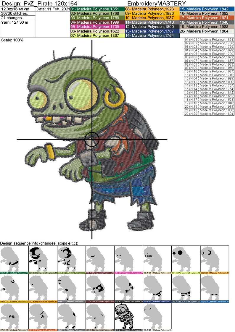 Download Soldier Zombie Embroidery Pattern Pirate Zombie Instant Download Plants Vs Zombie Machine Embroidery Design Buckethead Zombie Embroidery Sewing Fiber Vadel Com