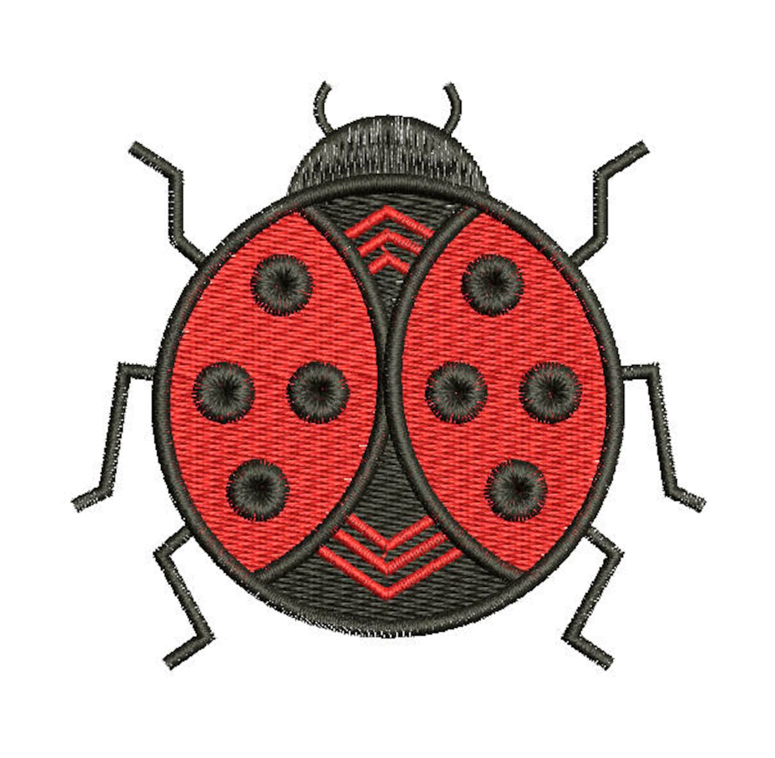 BUGS Machine Embroidery Design 8 cute mini insects in three Etsy