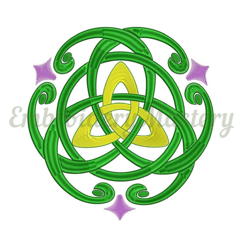 Classic Celtic Knot Machine Embroidery Design 2 designs 5 Etsy