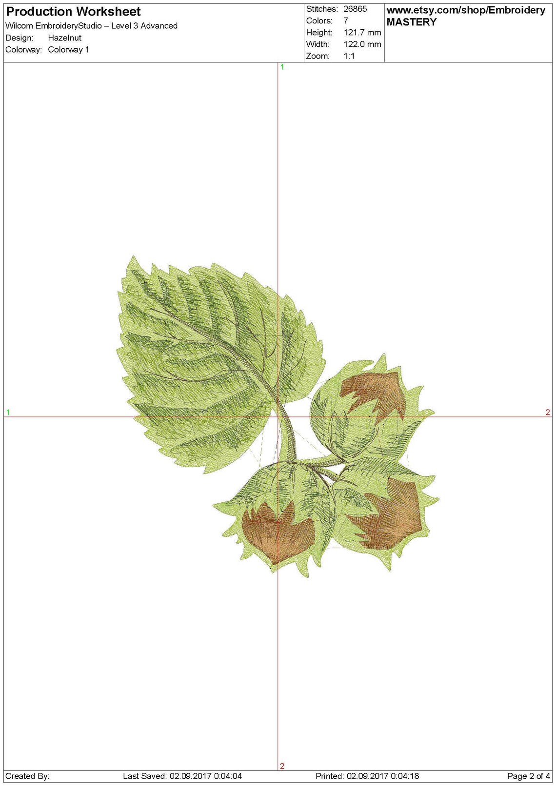 Hazelnuts Machine Embroidery Design. Nuts Pattern. Kitchen Etsy