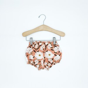 Baby bloomers, toddler bloomers, diaper cover, bloomies, bubble shorts, Desert Rose bloomers