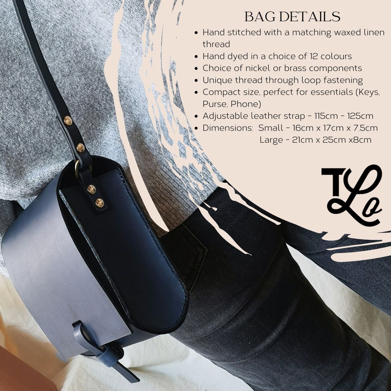Leather Satchel.  Hand Crafted Ladies Leather Crossbody Bag.  Handcrafted Leather bag.  Women's Shoulder Bag
