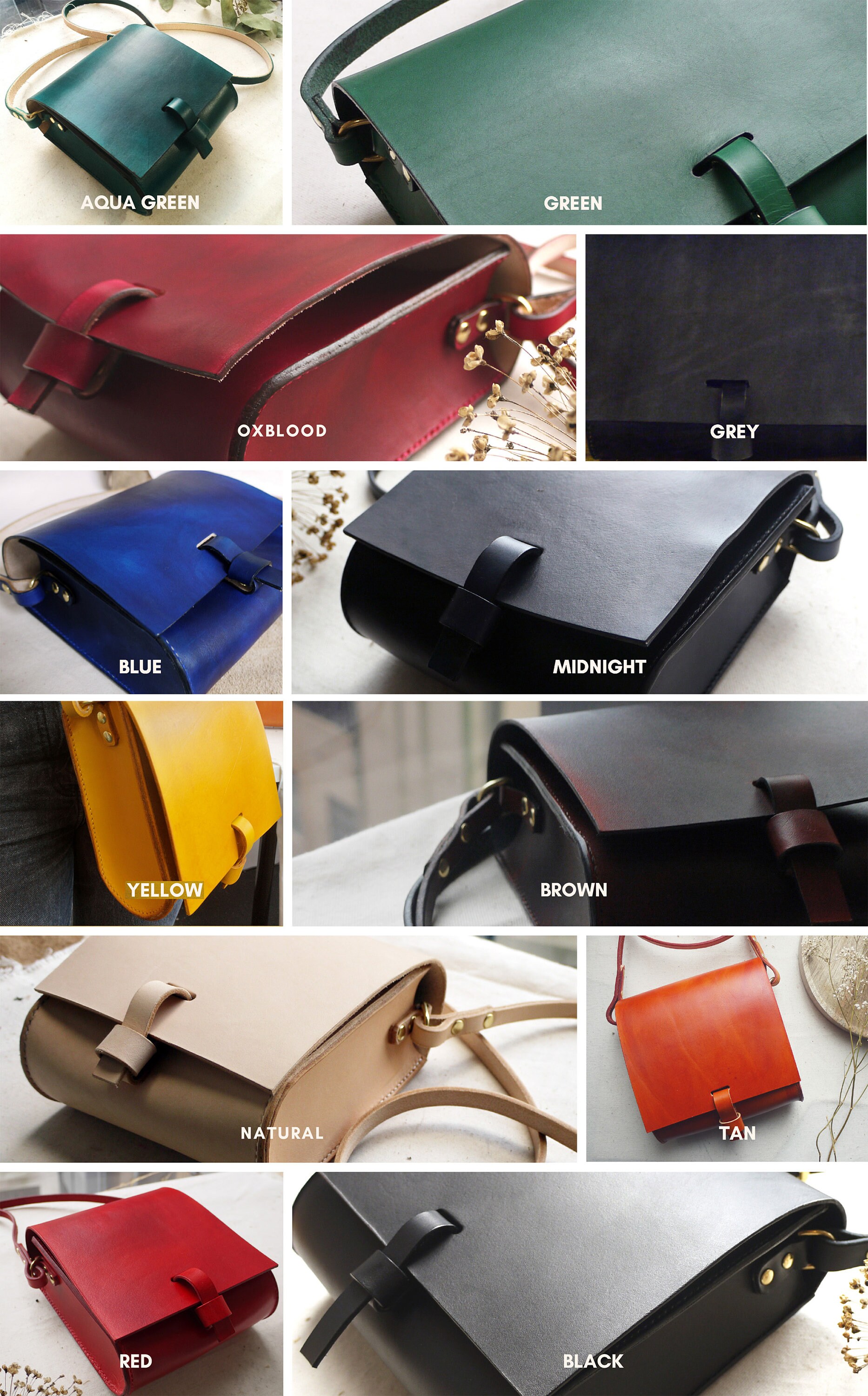 Handmade leather satchel bag leather satchel leather Etsy