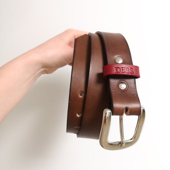 strong leather belt
