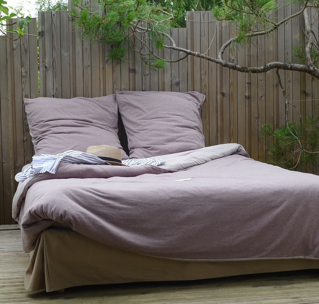 Jersey Bed Linen for Simple Full Queen Size or King Size Bed Etsy