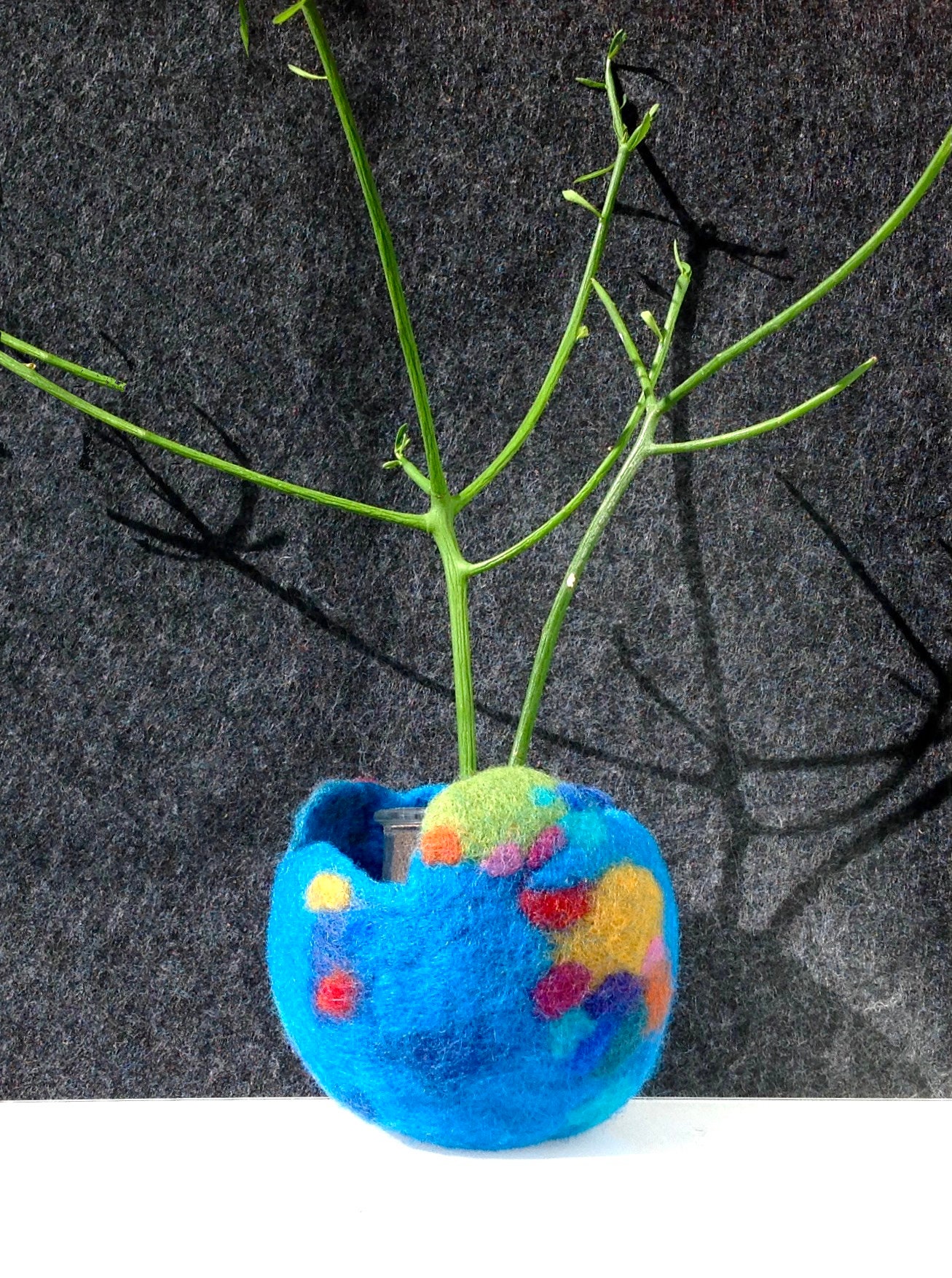 Unique Felted Wool Planter. Unique Felt Planter Planter Etsy