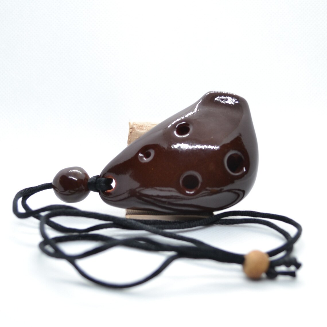 Brown Ocarina Pendant 4 Hole Key C. Ocarina for Beginners. Etsy