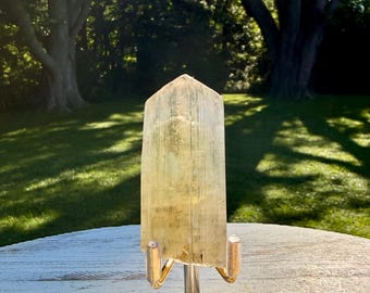 Yellow Kunzite | Spodumene - Mineral Specimen, Triphane, Pakistan
