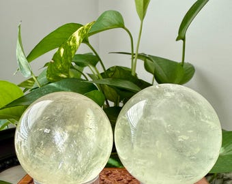 Green Calcite Sphere - 64 to 68mm, Choose Option