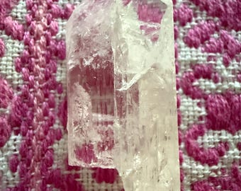 Pink Danburite -  Iridescence, Transparent, Gemmy, Rare, Premier Locale, Old Stock, Mexico