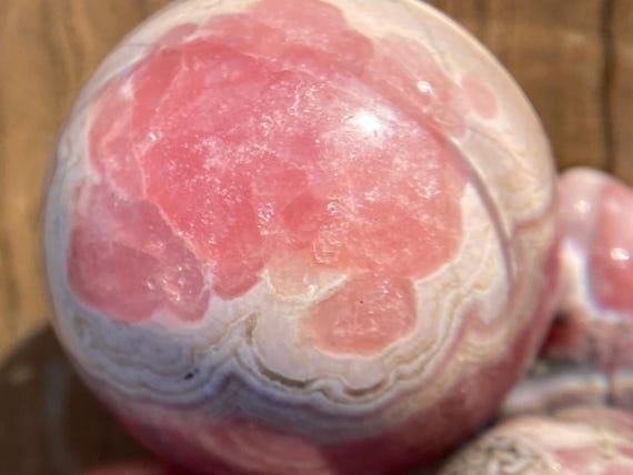 Rhodochrosite Spheres - Gemmy, AAA, Genuine, Select Size, Argentina