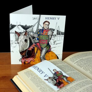 HENRY V Greeting Card with Magnetic Bookmark zdjęcie 9