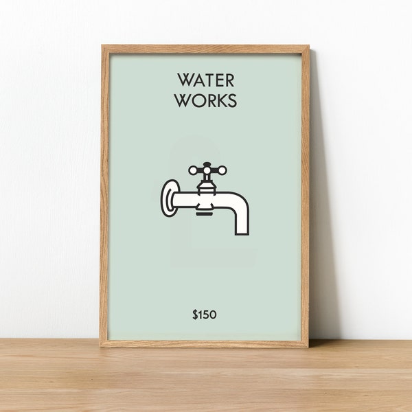 Monopoly Bathroom Etsy