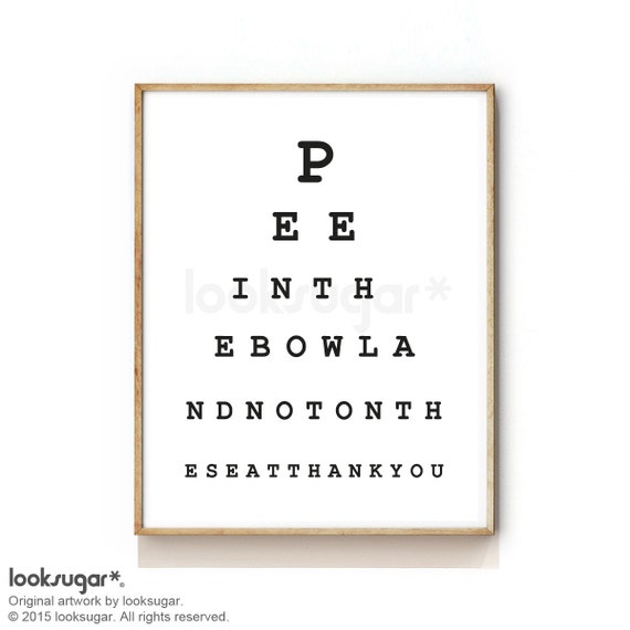 Eye Chart Art