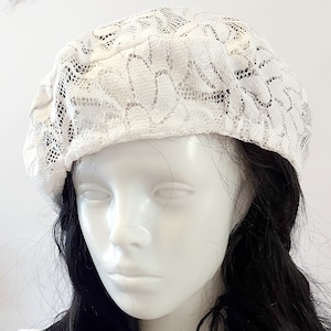 Lace white  beret,takes the artist,beret,womens summer hats,beret for women,french beret,summer beret,womens summer hat,sun hat