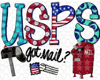 Sublimation & htv transfers USPS Got Mail
