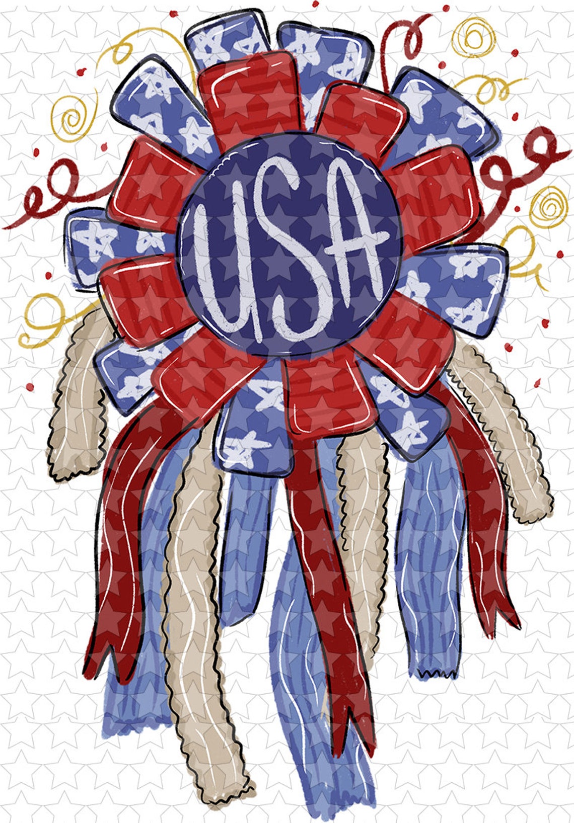 Sublimation & Htv Transfers USA Ribbon - Etsy