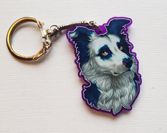 PREORDER Swedish Vallhund Blue Acrylic Phone Charm