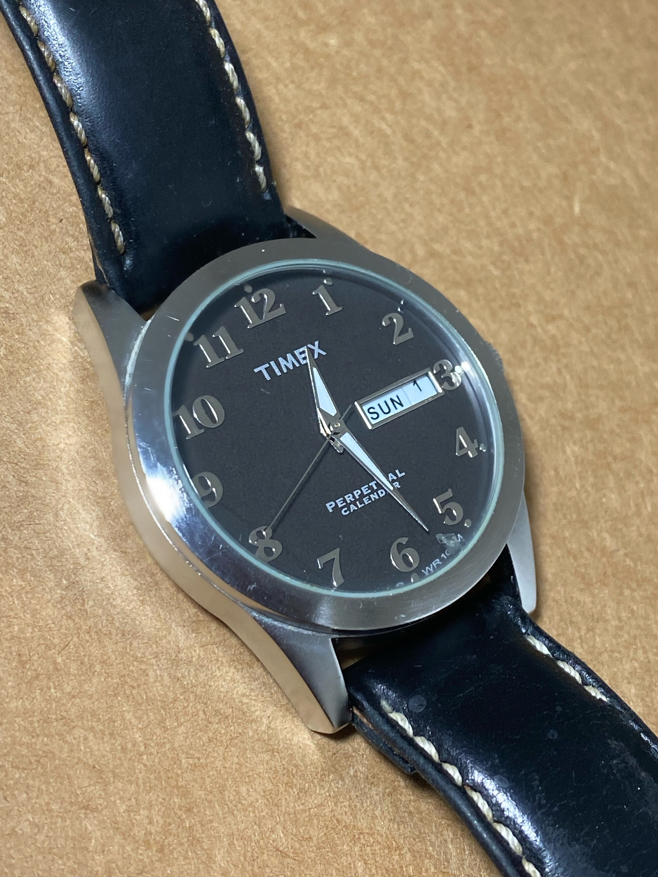 Timex Perpetual Calendar Japan Movement Quartz Black Dial Mens' Watch - Etsy Timex Perpetual Calendar Japan Movement Quartz Black Dial Mens' Watch - Etsy