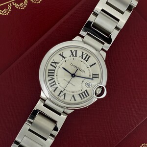 Cartier Ballon Bleu reference 3765 Stainless Steel 42mm Vintage Automatic Mens' Watch