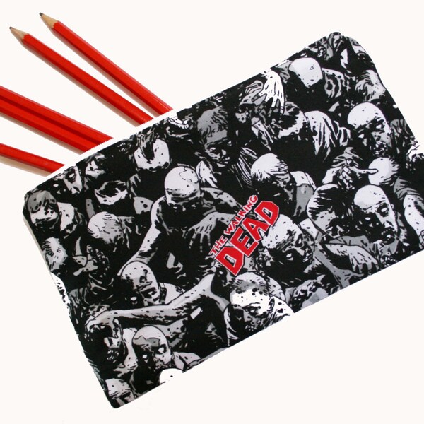 The Walking Dead Pencil Case. Perfect Geeky gift idea for fans of Horror, Comics, Goths and lovers of all things Zombie.