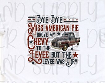 Miss American Pie Etsy