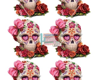 girly skull ornaments