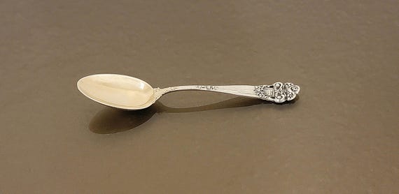 Demitasse Spoon - Gold Washed Bowl  - 3-7/8" - Georgian by Towle Sterling Silver