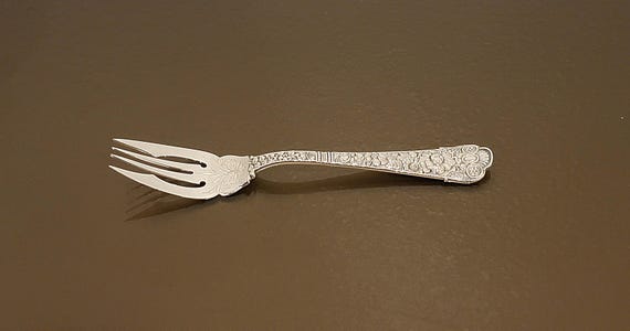Large Salad / Fish Fork - Cluny by Gorham Sterling Silver