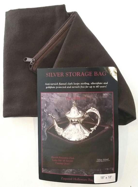 Tarnish Preventive 18x18 Zippered Storage Cloth