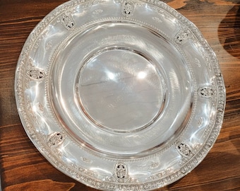Rosepoint by Wallace Sterling Silver Serving Tray #5274