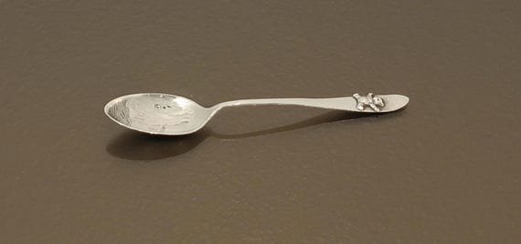 Paye & Baker Sterling Silver Old Faithful Bear Spoon 5-5/8"