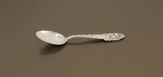 Watson Gospel Easter Lily and Bells Sterling Silver Coffee Spoon 5-1/2"
