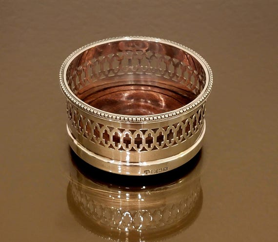 Sterling Silver Wine Coaster by C. J. Vander of England