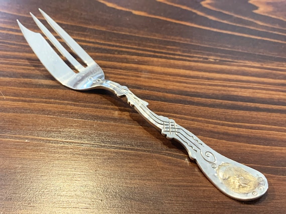 Medallion by Shiebler Sterling Silver Fish Fork