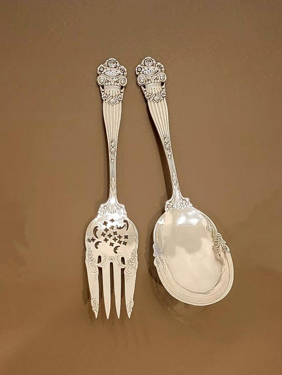 Salad Serving Set - Georgian by Towle Sterling Silver