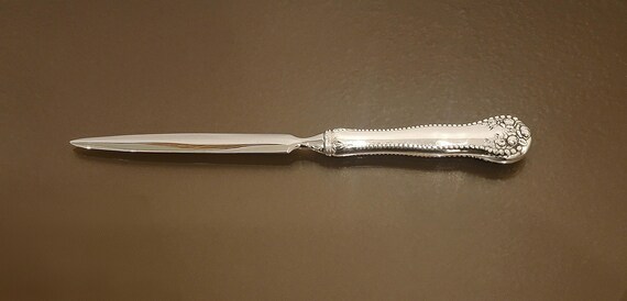 Vintage Lancaster Rose by Gorham Sterling Handle Letter Opener
