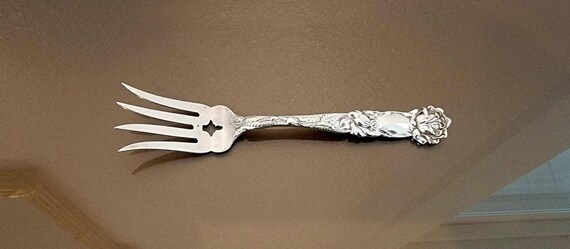 Bridal Rose by Alvin Sterling Silver Chipped Beef Fork