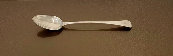 Large Dressing Spoon - London circa 1798 by Wm. Chawner II Sterling Silver