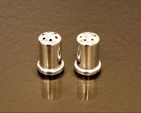 Sterling Silver Salt & Pepper Shakers - Pair
