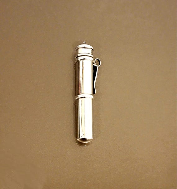 Sterling Silver Perfume Clip Pendant Perfume Holder