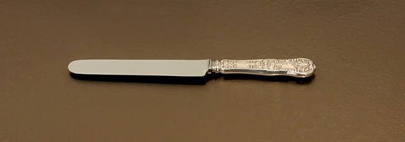 Knife - Mono D - English King by Tiffany Sterling Silver Handle