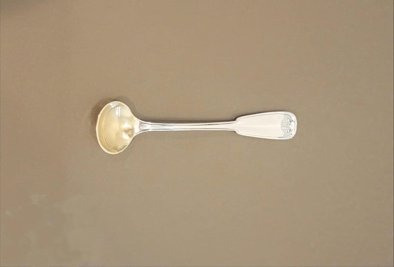 Palm by Tiffany Sterling Silver Master Salt Spoon w/Gold Wash Bowl