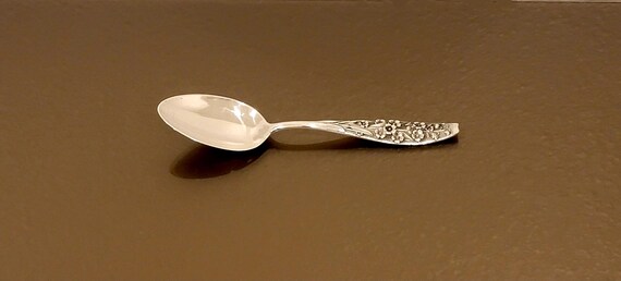 Teaspoon - Mono LC - Flora by Shiebler Sterling Silver