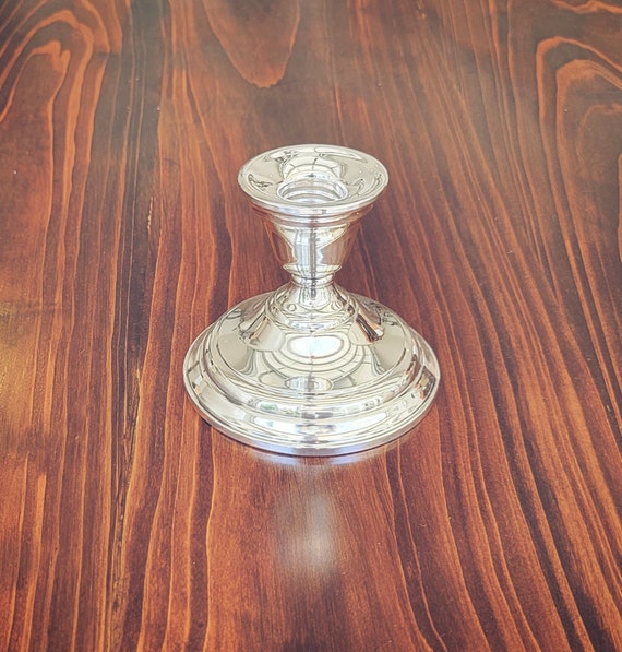 Sterling Silver Single Candlestick