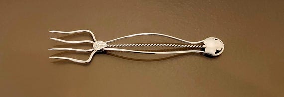 Sterling Silver Hand-Made Toast Fork by Oxford Silver Co. of NY