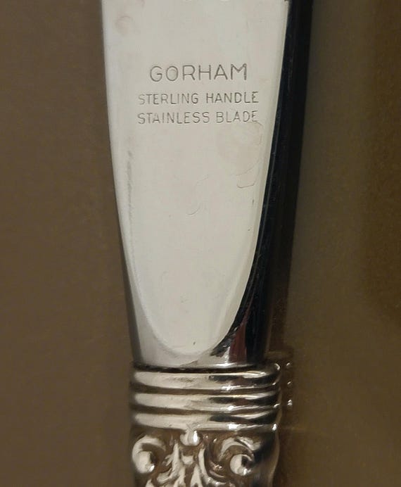 Master Butter Knife - Versailles by Gorham Sterling Silver Handle