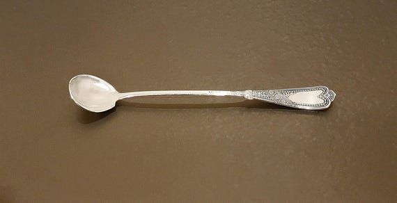 Antique Victorian Silver Mustard Ladle