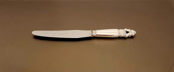 Dinner Knife 10" - Acorn by Georg Jensen Sterling Silver  Handle